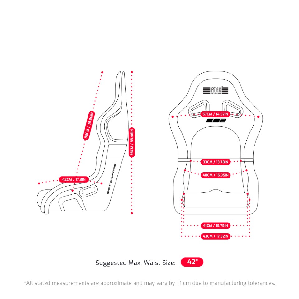 Seats Dimensions Es2