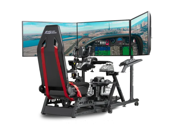 Round Tube Triple Monitor Stand Gallery 4