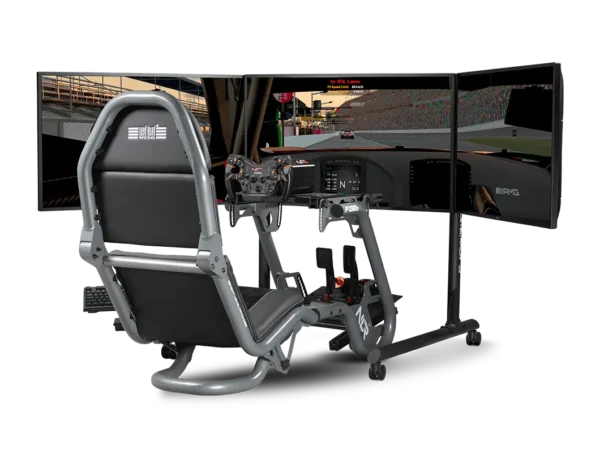 Round Tube Triple Monitor Stand Gallery 5